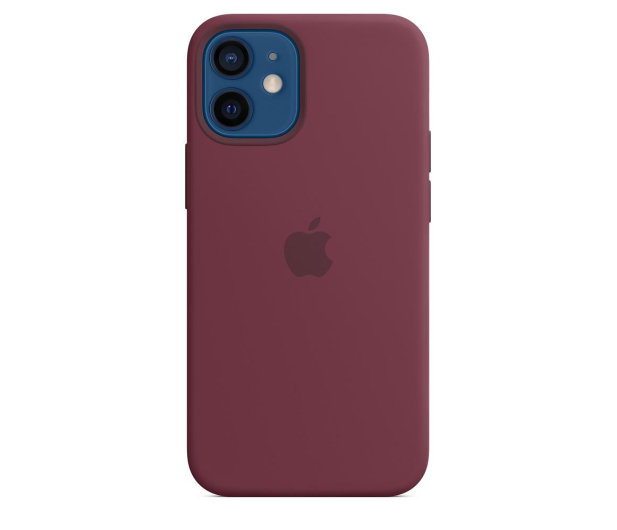 Apple Silikonowe etui iPhone 12 mini dojrzała śliwka - 598762 - zdjęcie 3